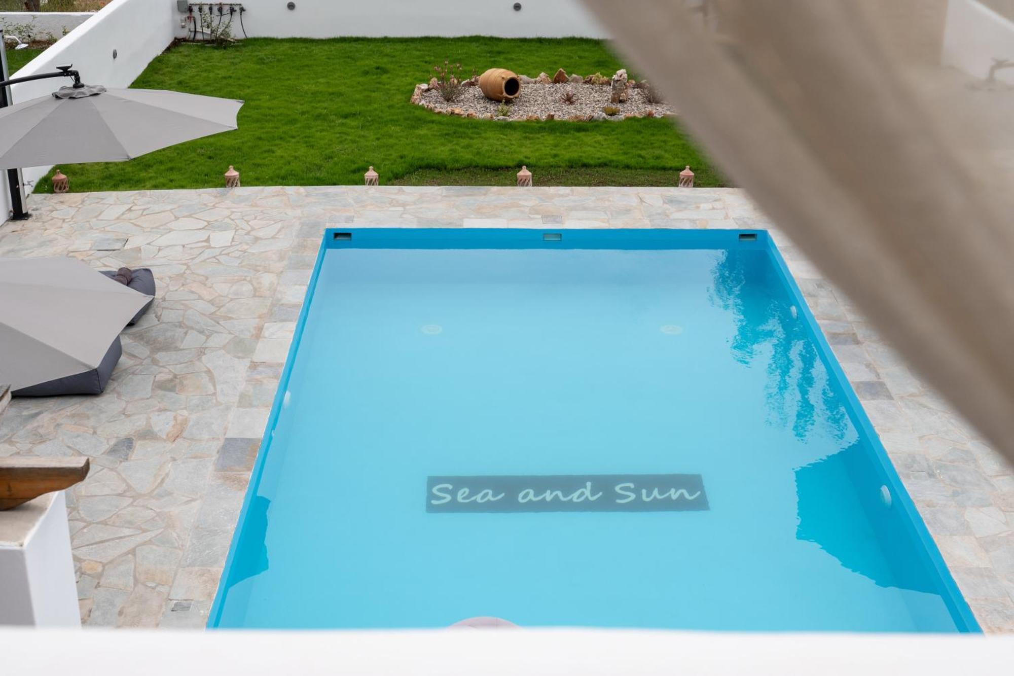 Sea And Sun Vila Kalamitsa Exterior foto