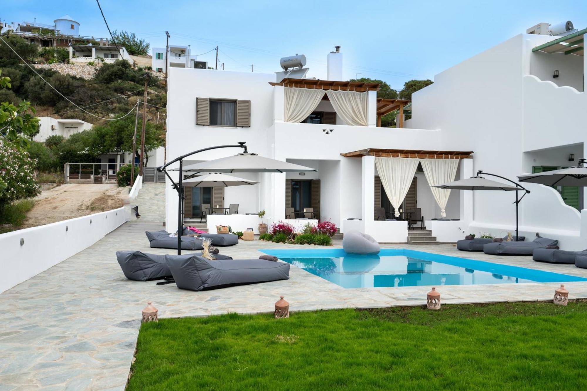 Sea And Sun Vila Kalamitsa Exterior foto