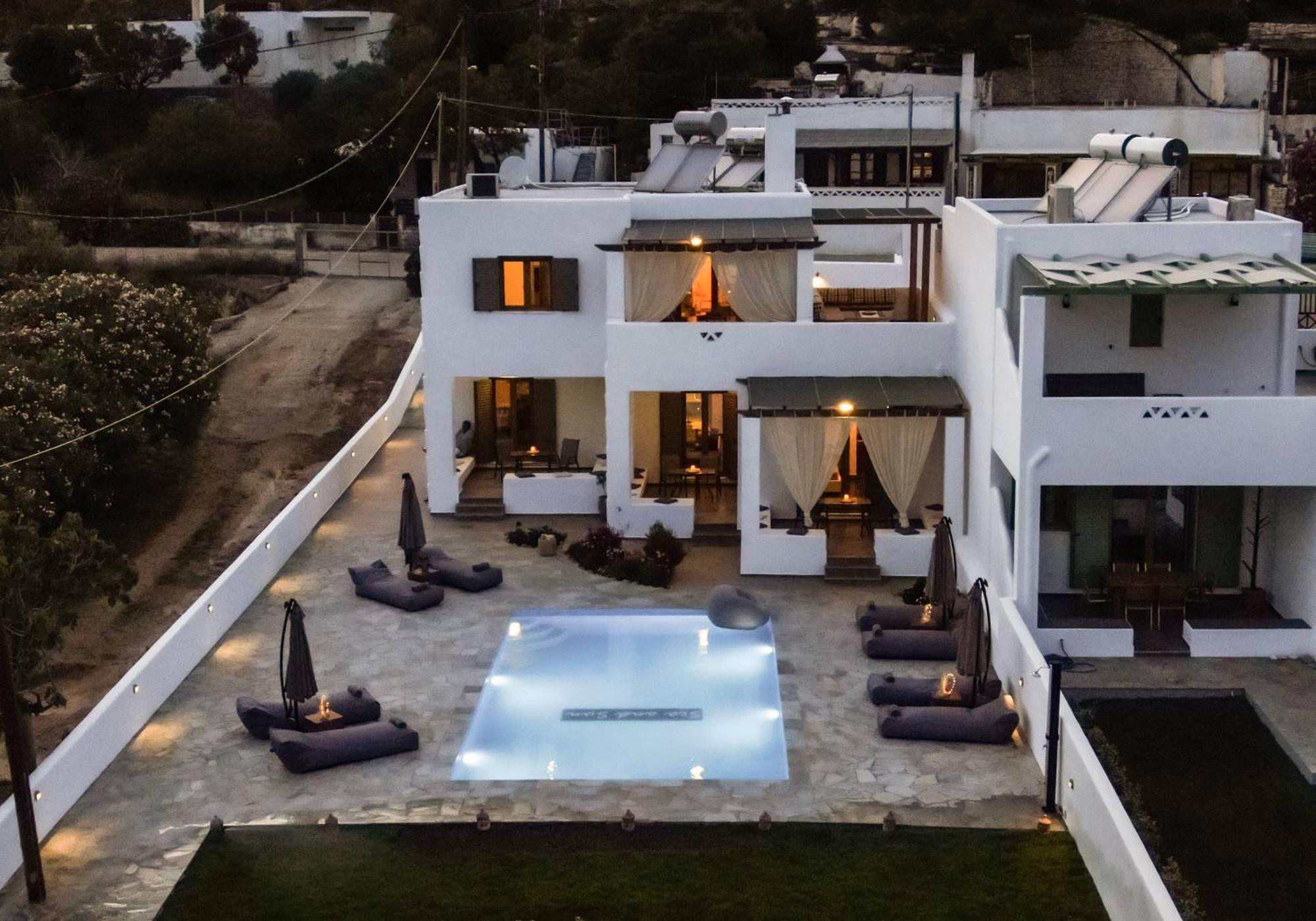 Sea And Sun Vila Kalamitsa Exterior foto